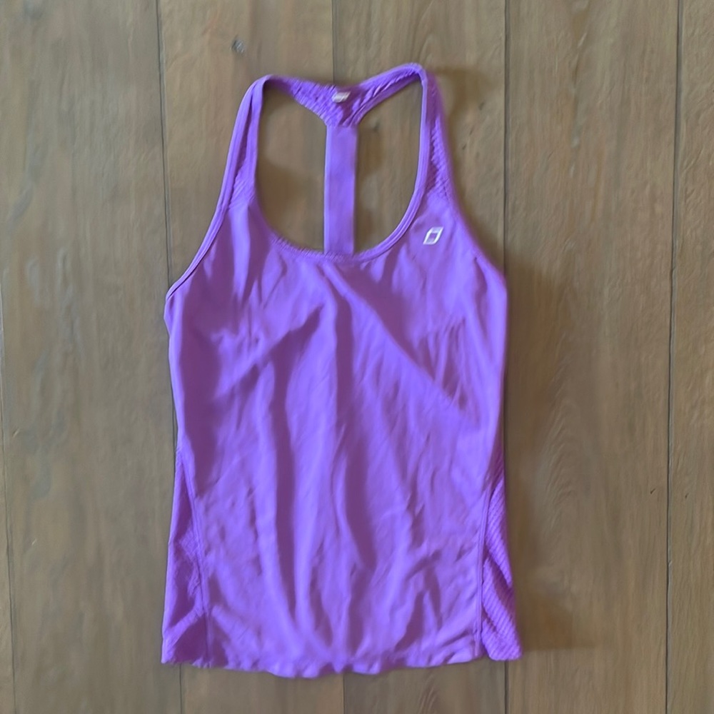 "Rest Later" Lorna Jane Purple Tank - size M